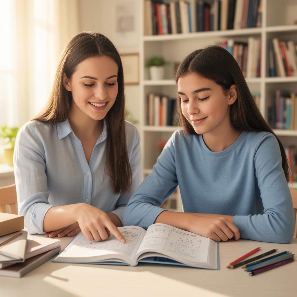 Appointment-based business website example — tutor working one-on-one with a student at a desk, South Florida tutoring and appointment business website built by Local Launch