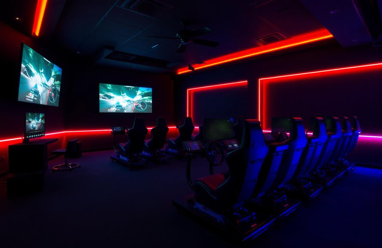 Apex Sim Lounge — featured case study hero photograph, small-business website example by Local Launch